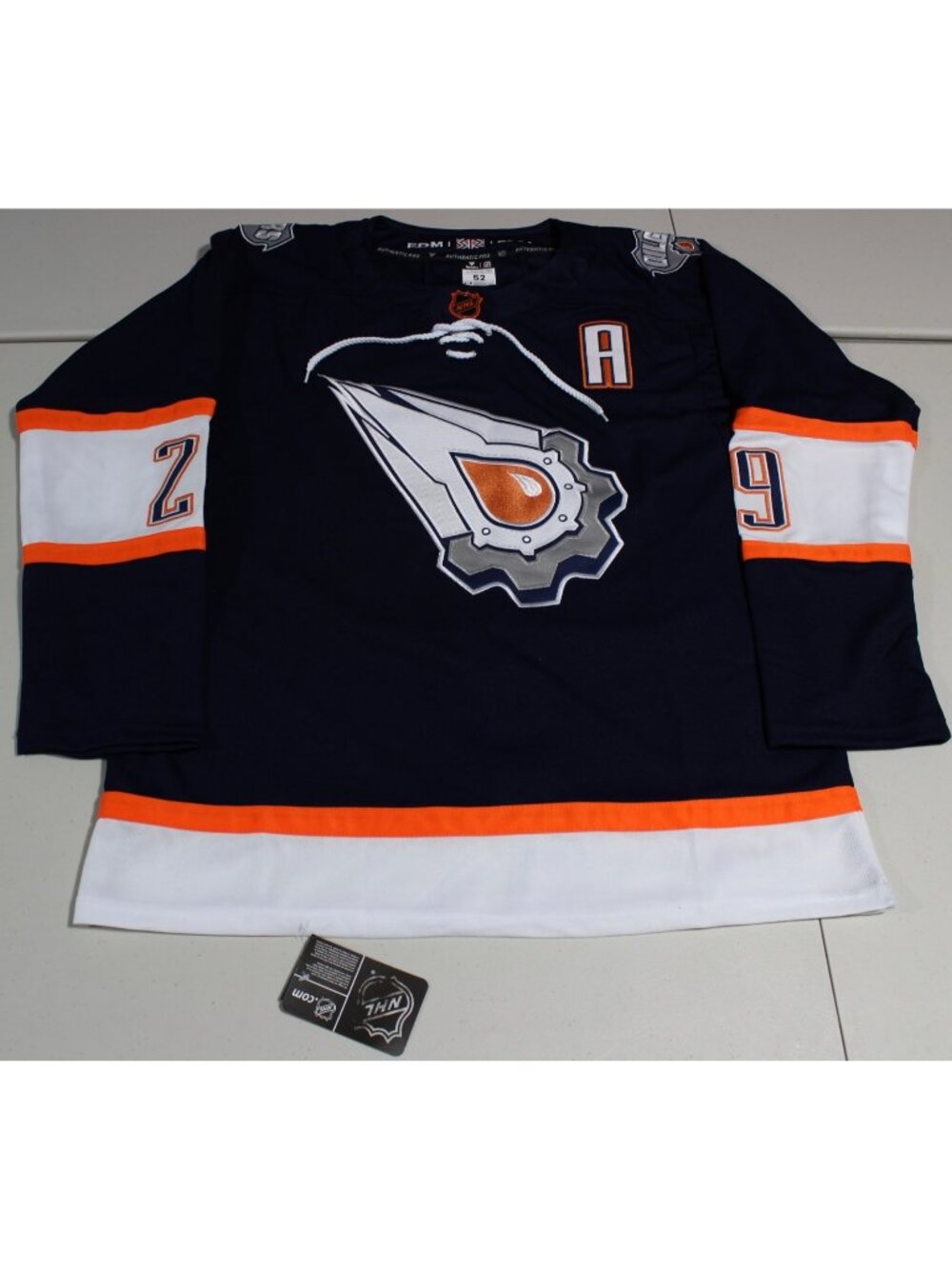 NHL Edmonton Oilers Leon Draisaitl #29 Reverse Retro Sewn Jersey Sz: 54 XL NWT